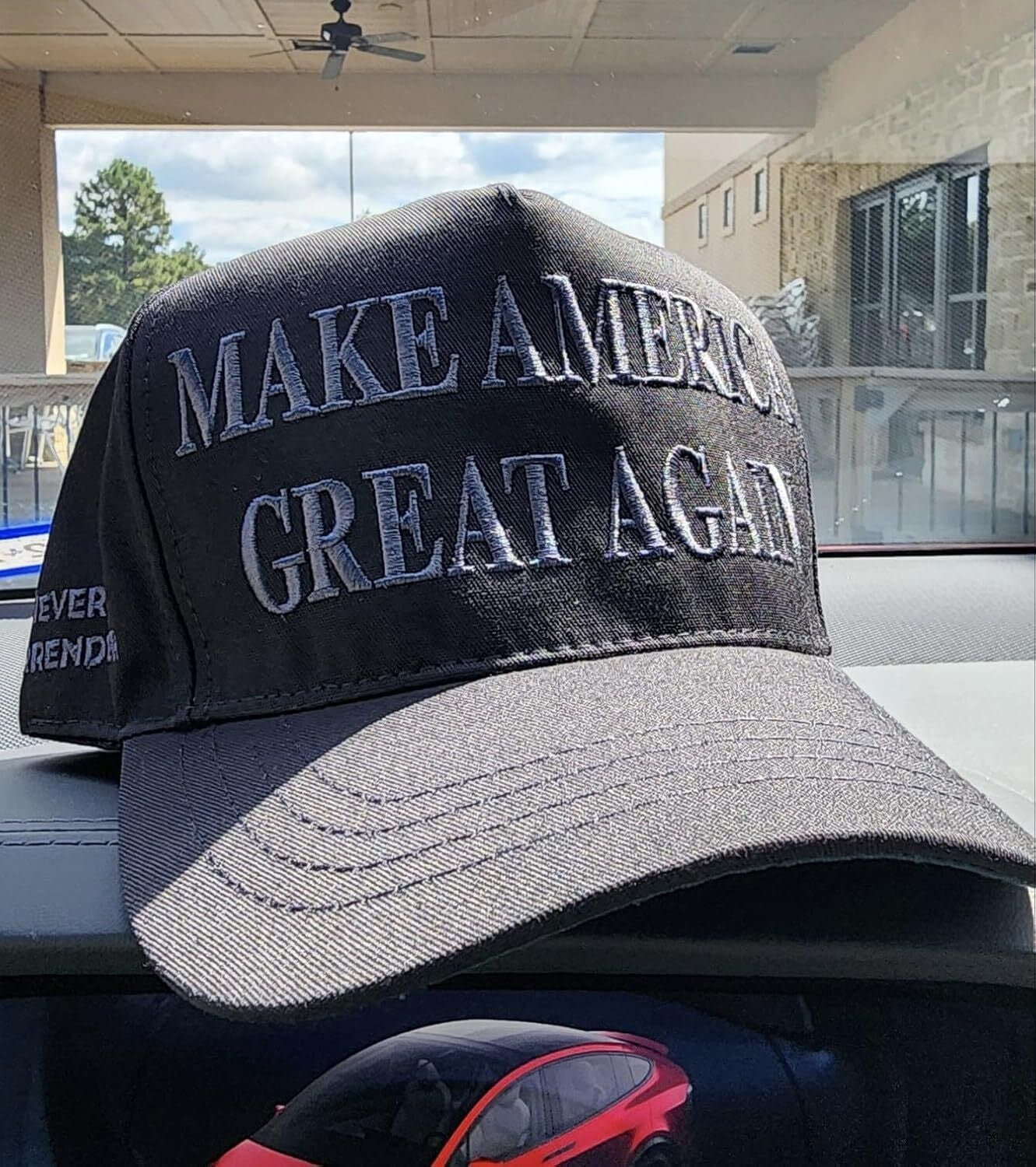 Donald Trump 45-47 Never Surrender MAGA Hat, Trump 2024 Hat USA Embroidered