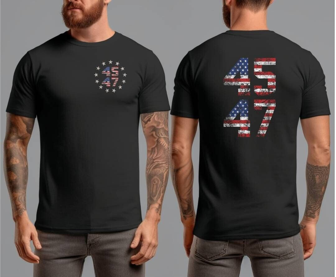Trump 2024 MAGA 45 47 Missed Me Never Surrender Legend Flag PA Shooting T-Shirt