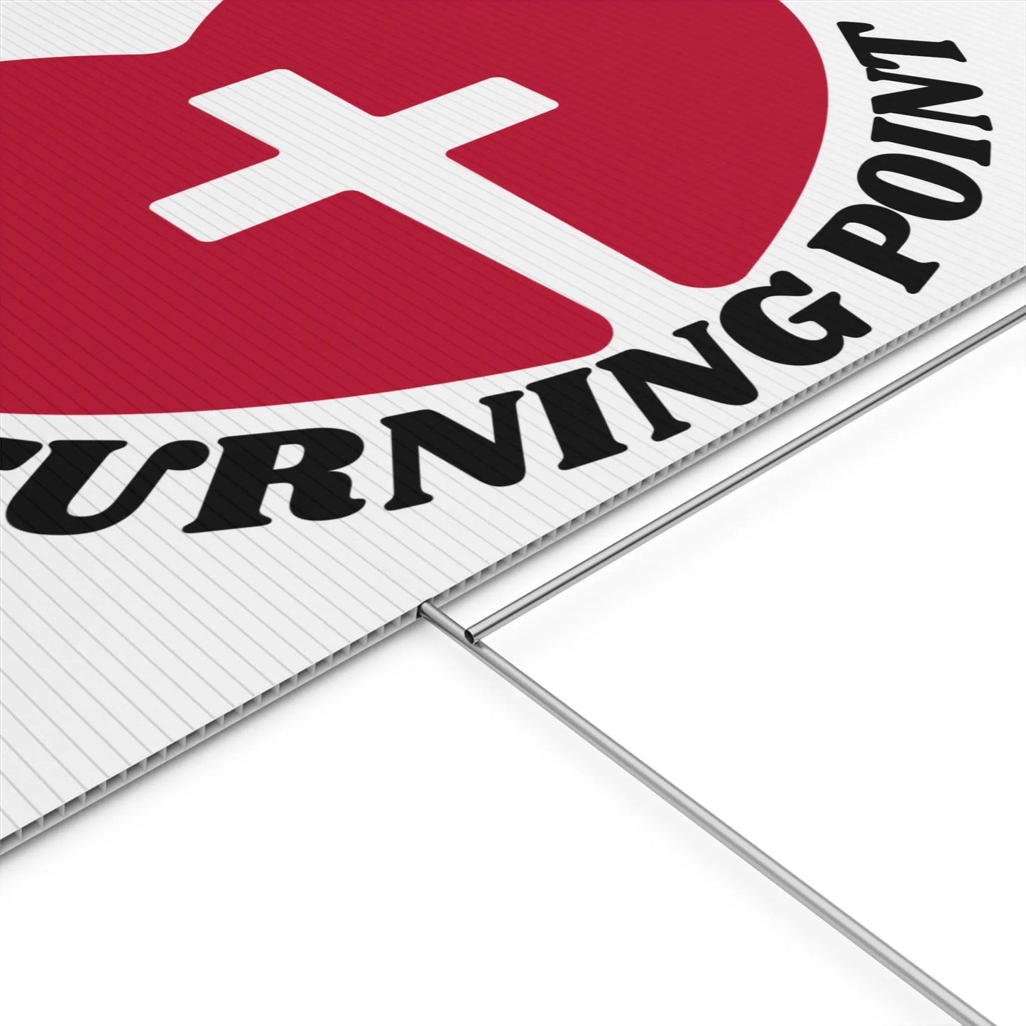 Charlie Kirk This Is the Turning Point Political Plastic Yard Sign Republican Lawn Decoration, Patriotic Outdoor Signage