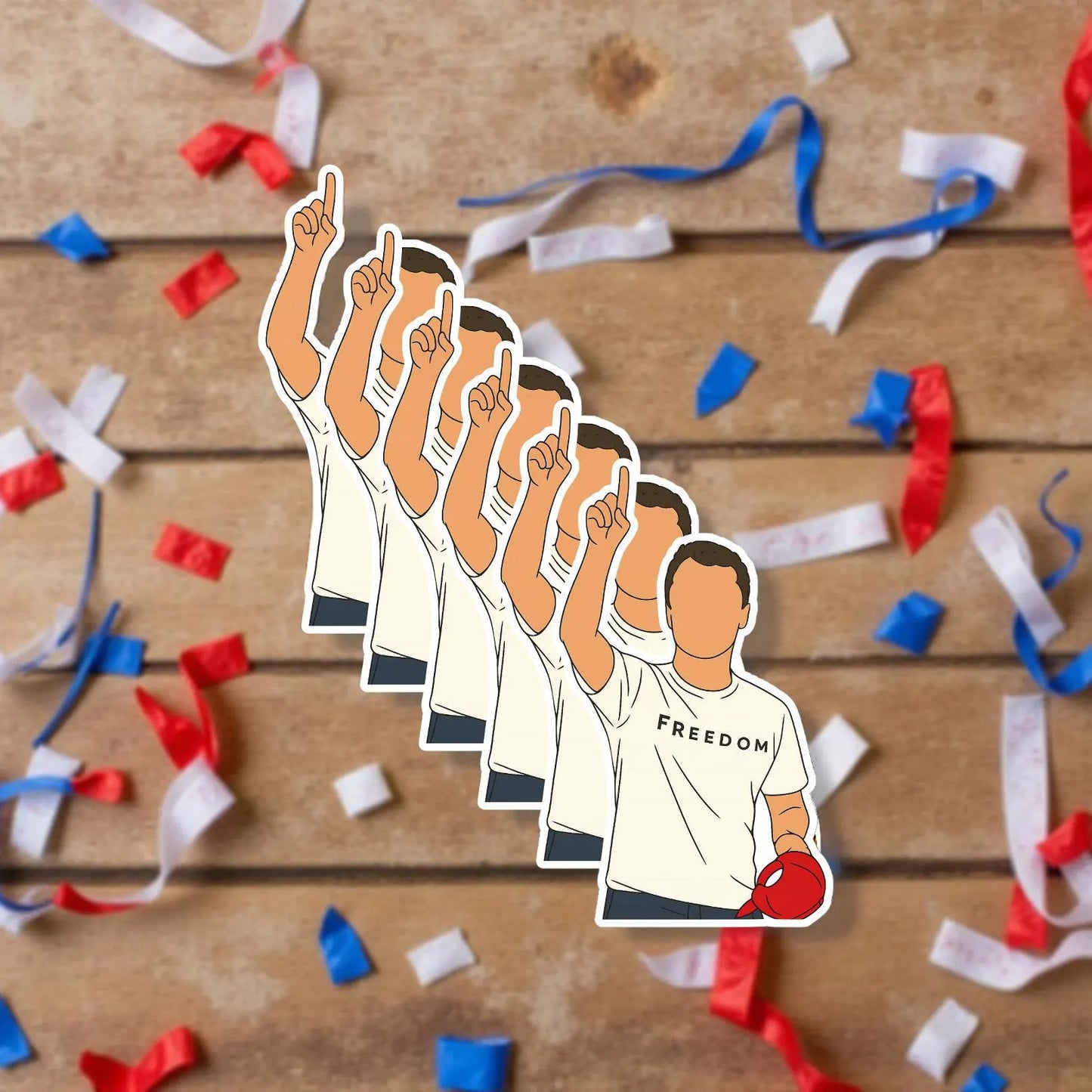 Freedom - Charlie Kirk Stickers