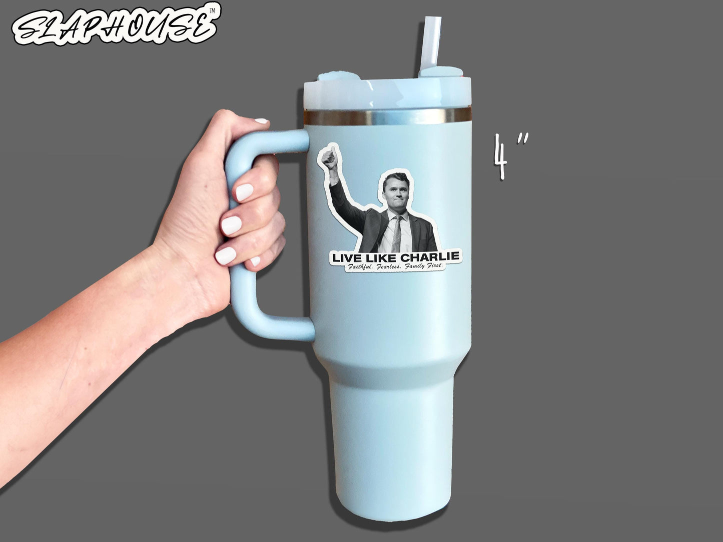 Charlie Kirk Memorial Vinyl Sticker β Freedom of Speech