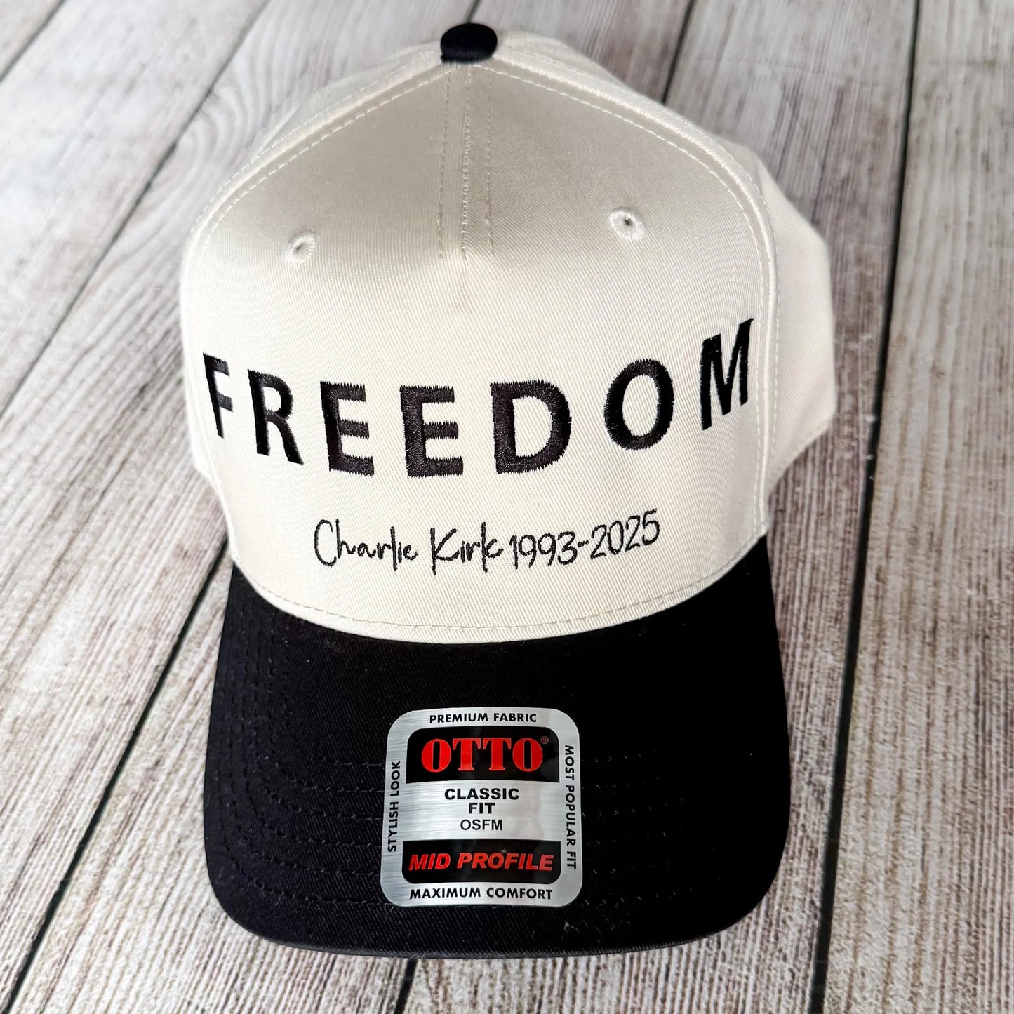 Charlie Kirk - Freedom - Embroidered Hat
