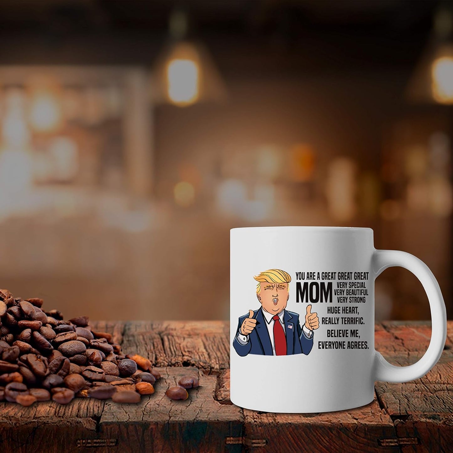 Trump Thumbs up Great Mom Ceramic Coffee Mug Tea Cup ELP103