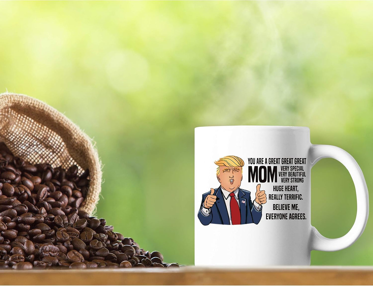 Trump Thumbs up Great Mom Ceramic Coffee Mug Tea Cup ELP103