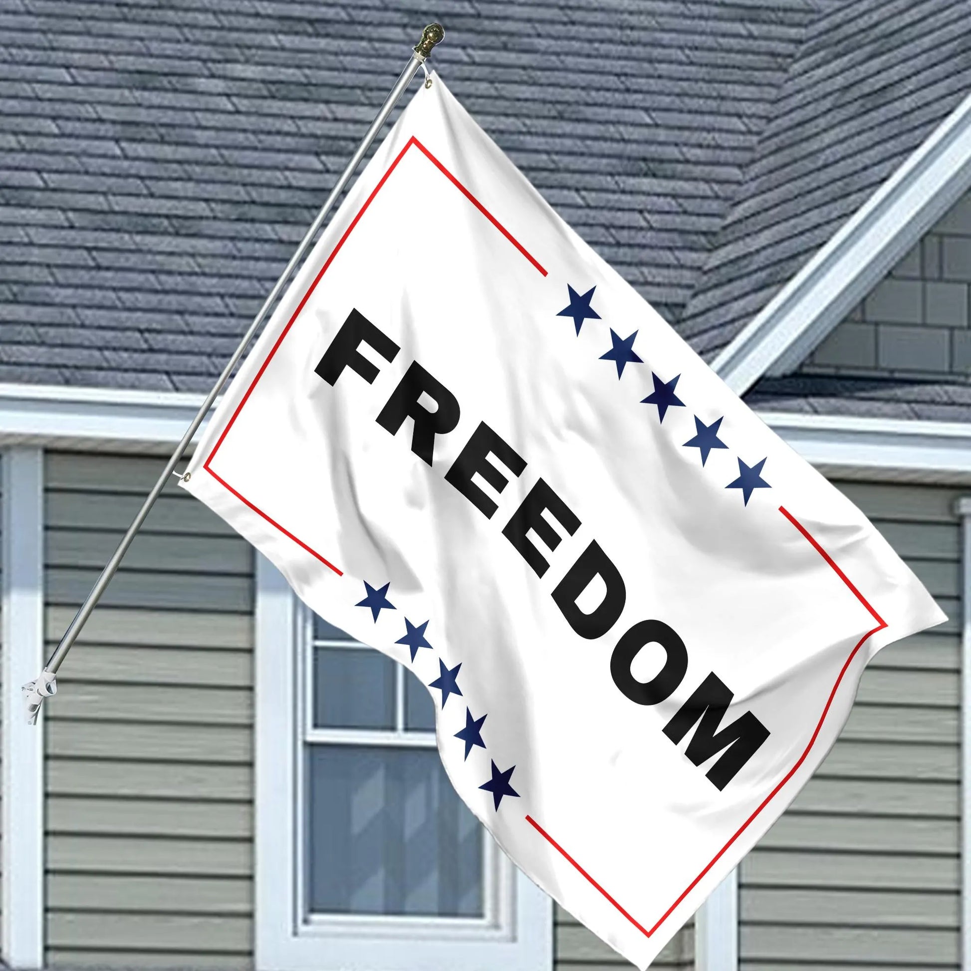 Freedom Charlie Kirk House Flag, Activist & Human Rights Support Flag, Political Awareness House Flag, Justice for Charlie Kirk Flag