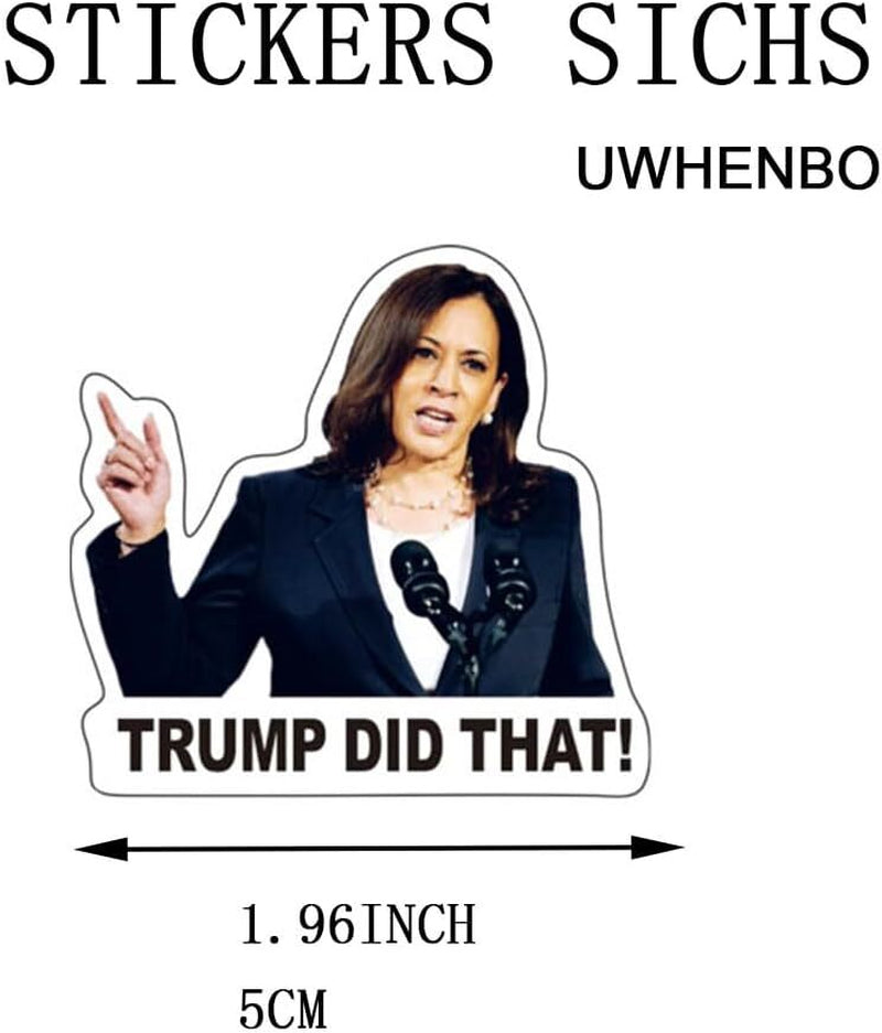 200Pcs I Did That Trump Stickers Unti Elon Musk Sticker anti White
