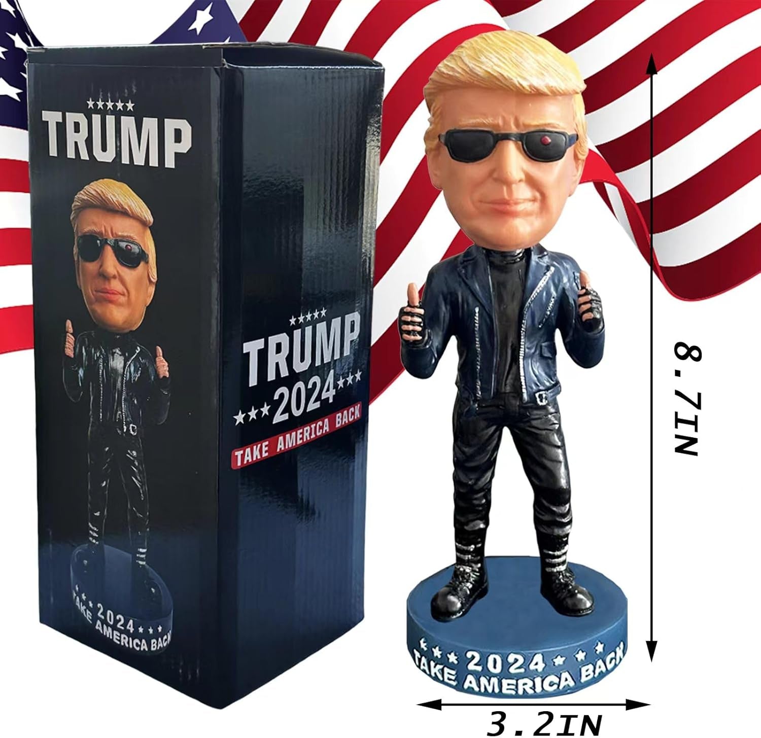Donald Trump Collectibles Trump Merchandise Donald Trump 2024 Bobblehead Gifts F