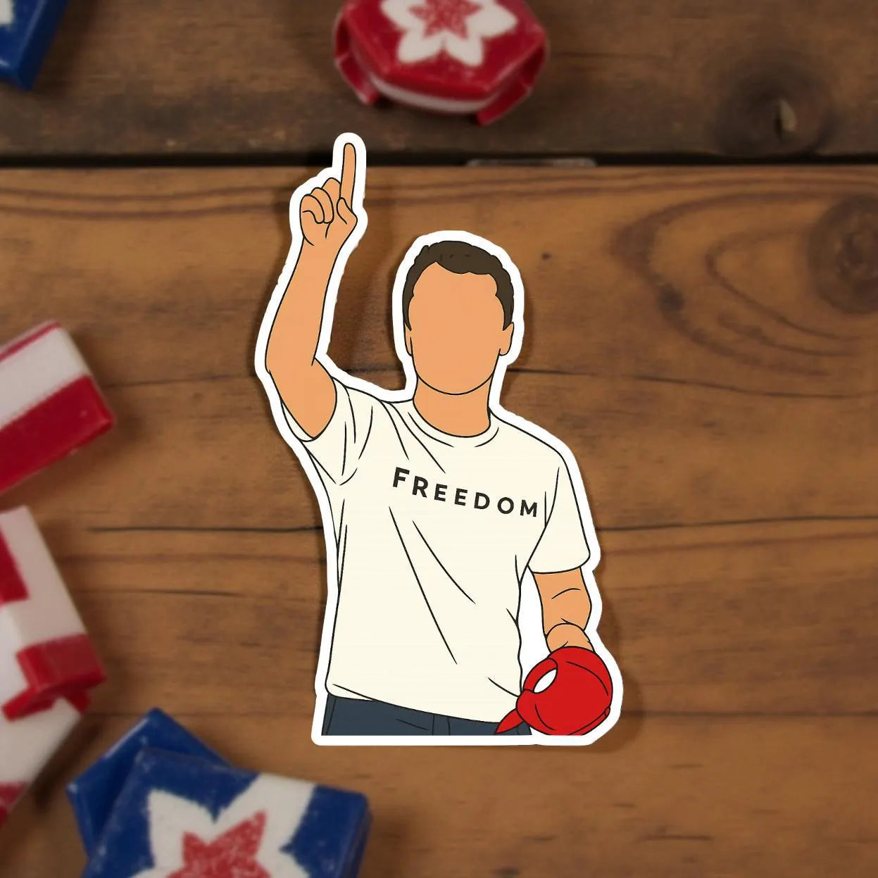 Freedom - Charlie Kirk Stickers