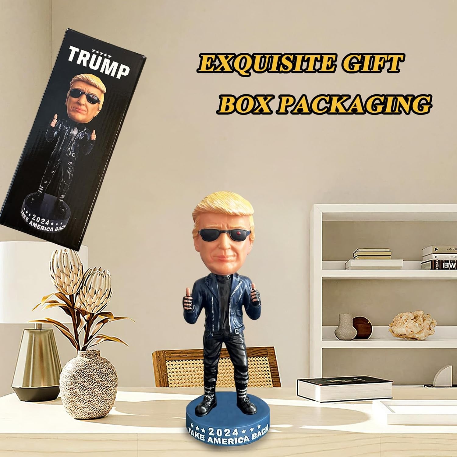 Donald Trump Collectibles Trump Merchandise Donald Trump 2024 Bobblehead Gifts F