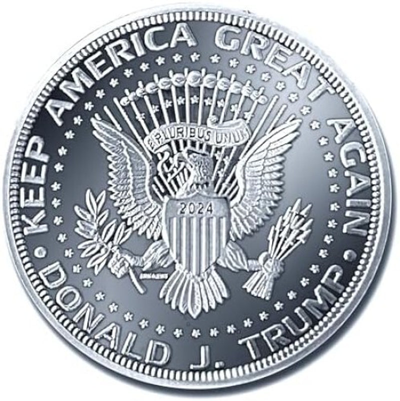 Donald Trump Silver Coin 2024 with Certificate of Authenticity, President Coin,