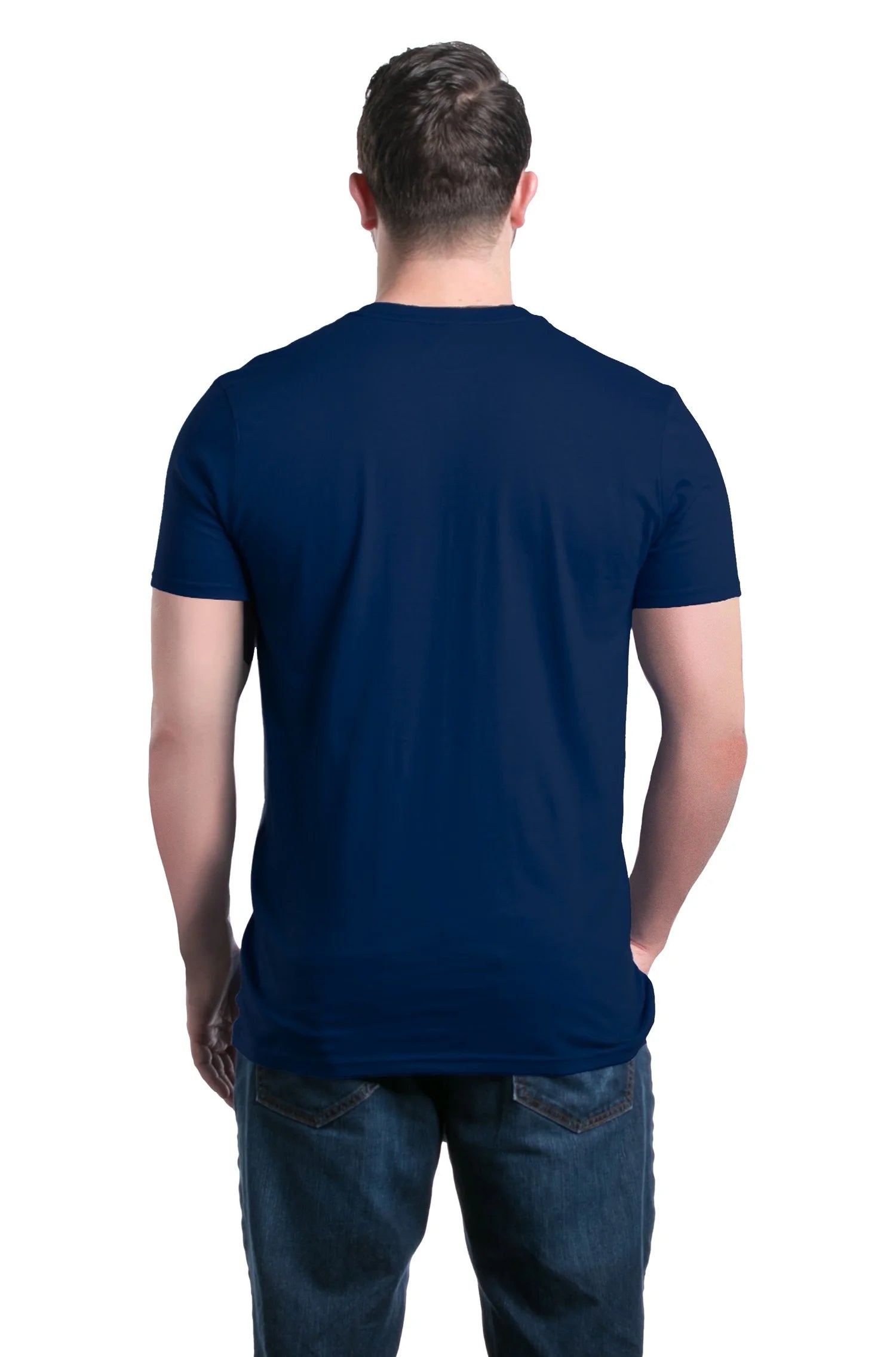 Men'S Jesus Is My Savior Trump Is My President Graphic T-Shirt Medium Navy