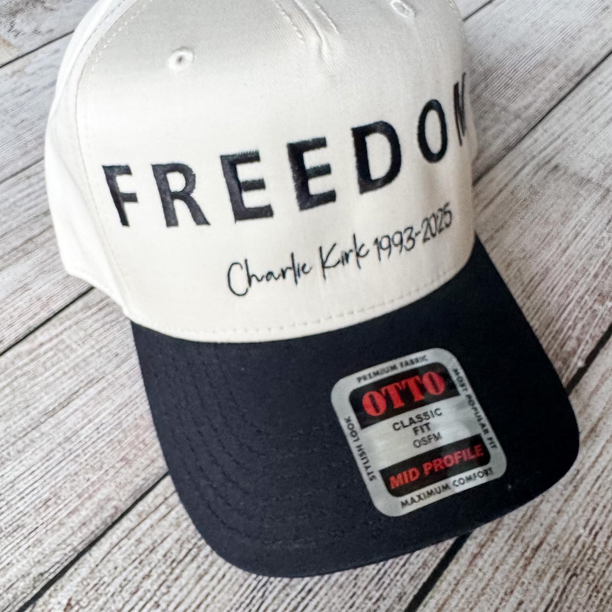 Charlie Kirk - Freedom - Embroidered Hat