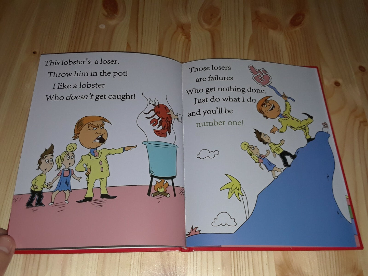 "Hardcover" Winners Aren'T Losers Children'S Book Donald Trump Made in the USA.