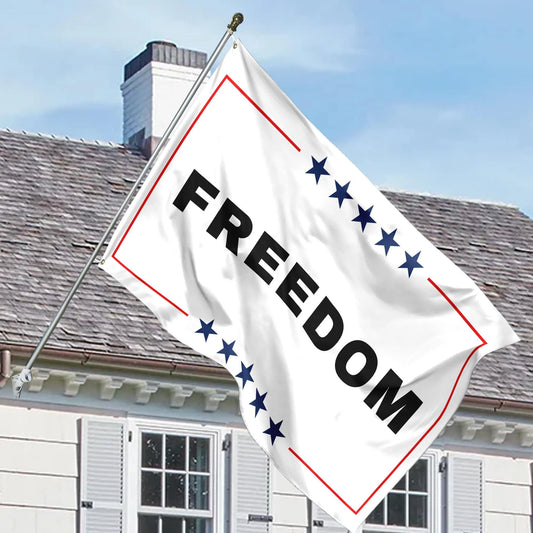 Freedom Charlie Kirk House Flag, Activist & Human Rights Support Flag, Political Awareness House Flag, Justice for Charlie Kirk Flag