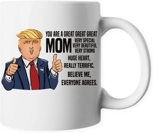 Trump Thumbs up Great Mom Ceramic Coffee Mug Tea Cup ELP103