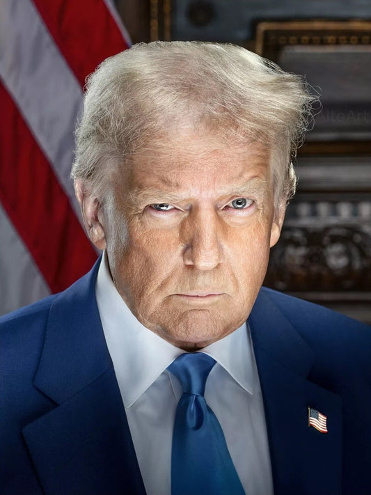 GOP Republican President Donald Trump 2024 Official Portrait Photo Poster 4X6