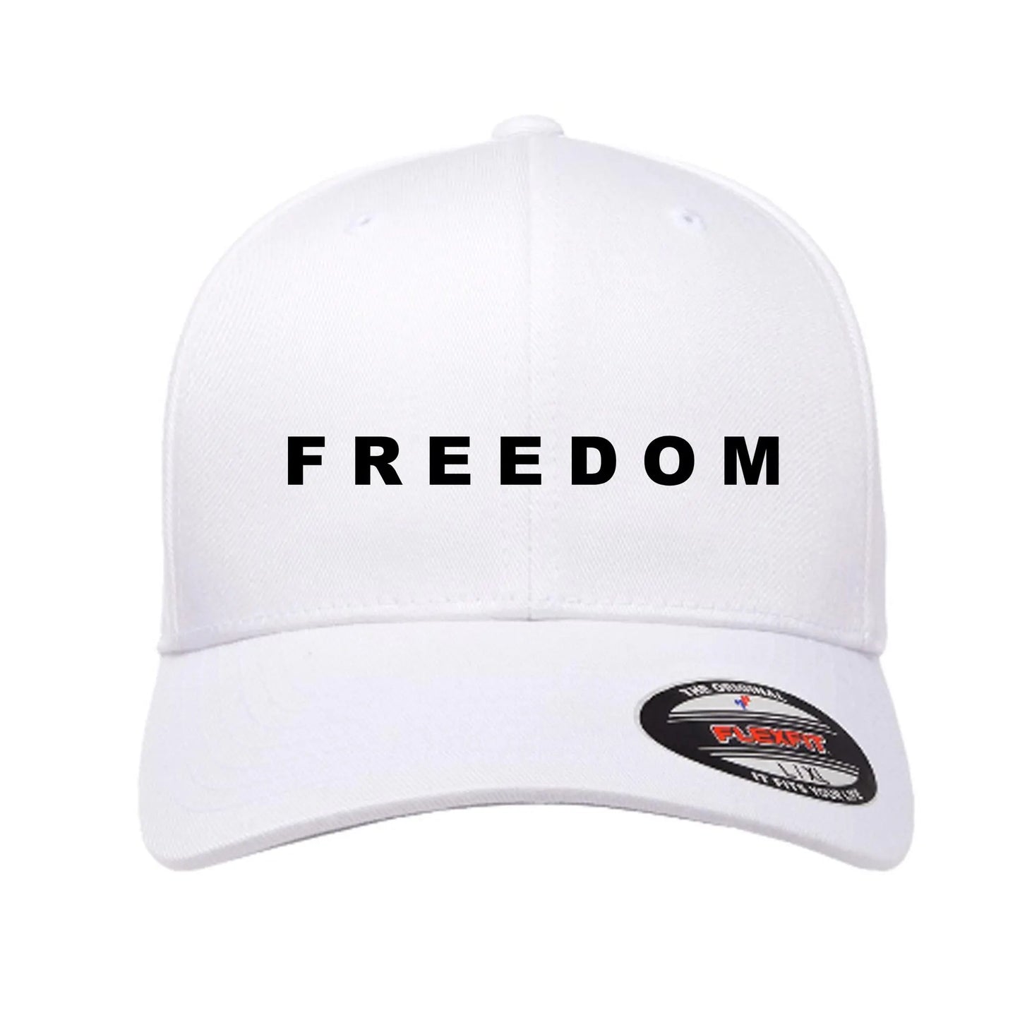 FREEDOM Support for Charlie Kirk Embroidered Flexfit Fitted Hat Patriotic Cap