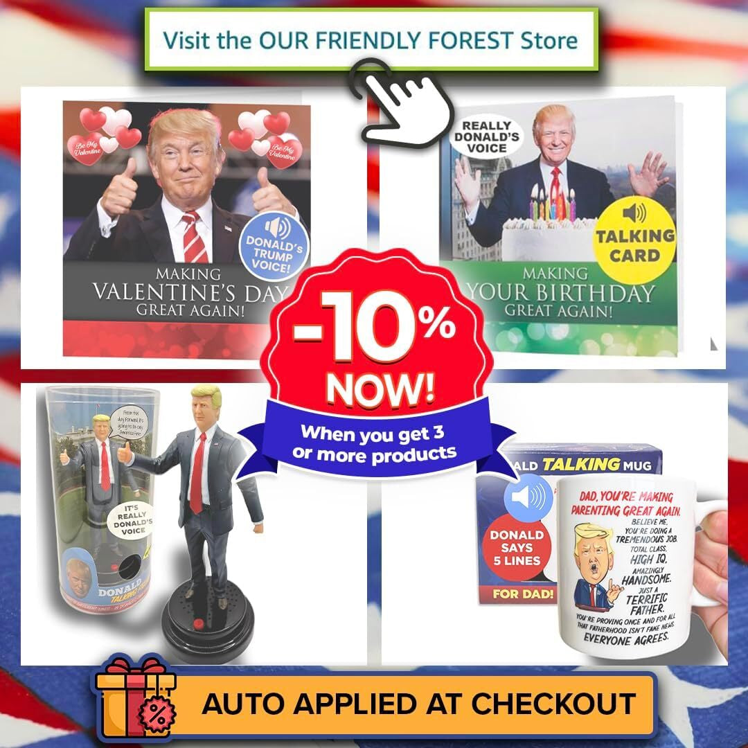 Talking Donald Trump Figure - Says 17 Lines in Trump'S Real Voice, Donald Trump