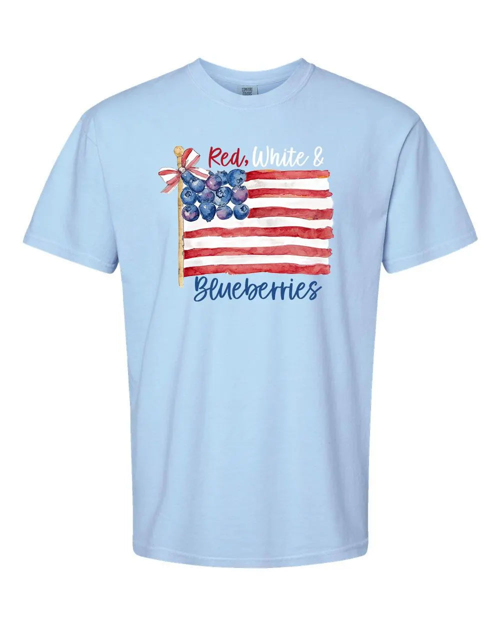 Red, White and Blueberries T-Shirt | Blueberry Budget | Charlie Kirk Inspired | USA