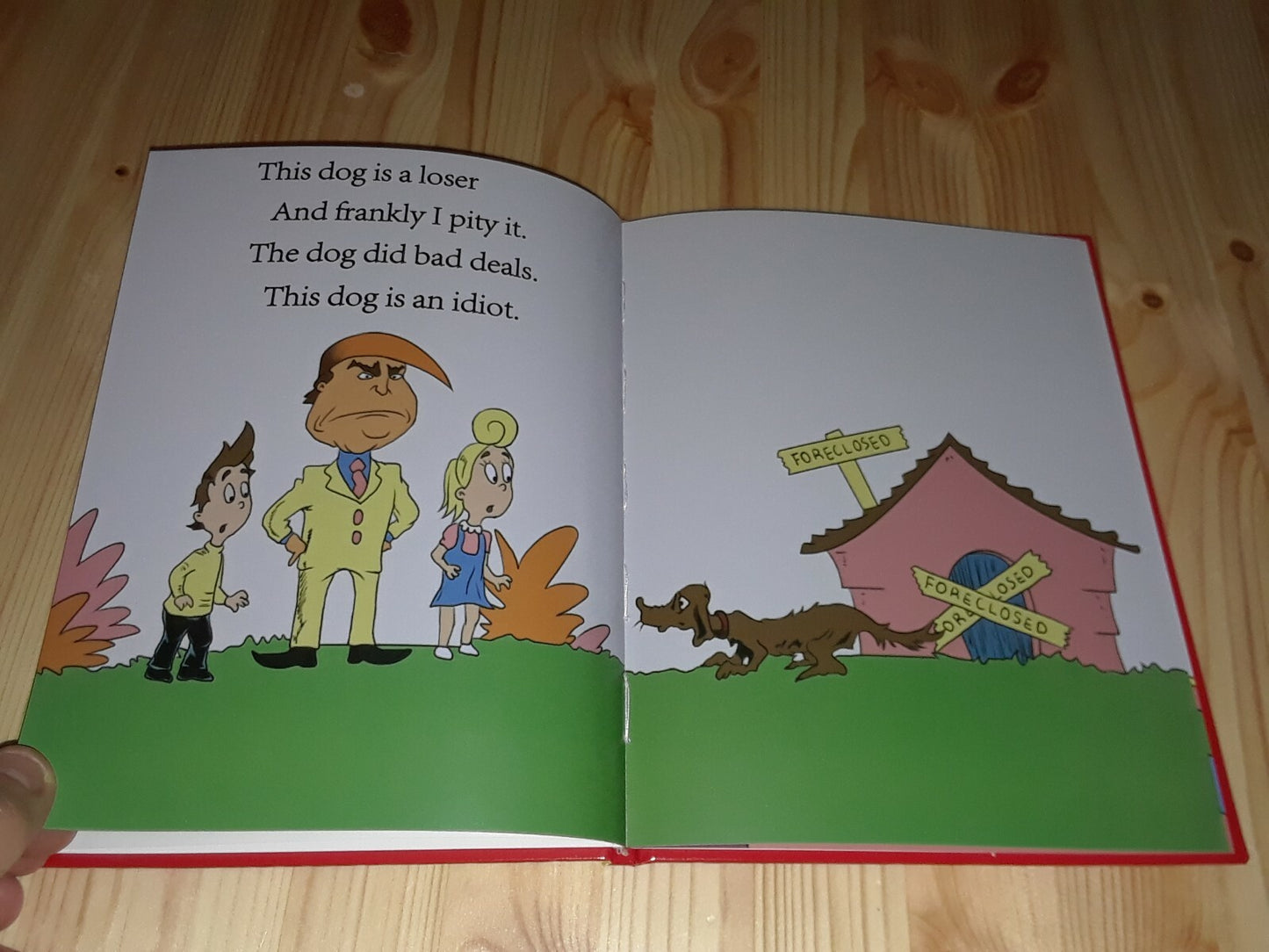 "Hardcover" Winners Aren'T Losers Children'S Book Donald Trump Made in the USA.