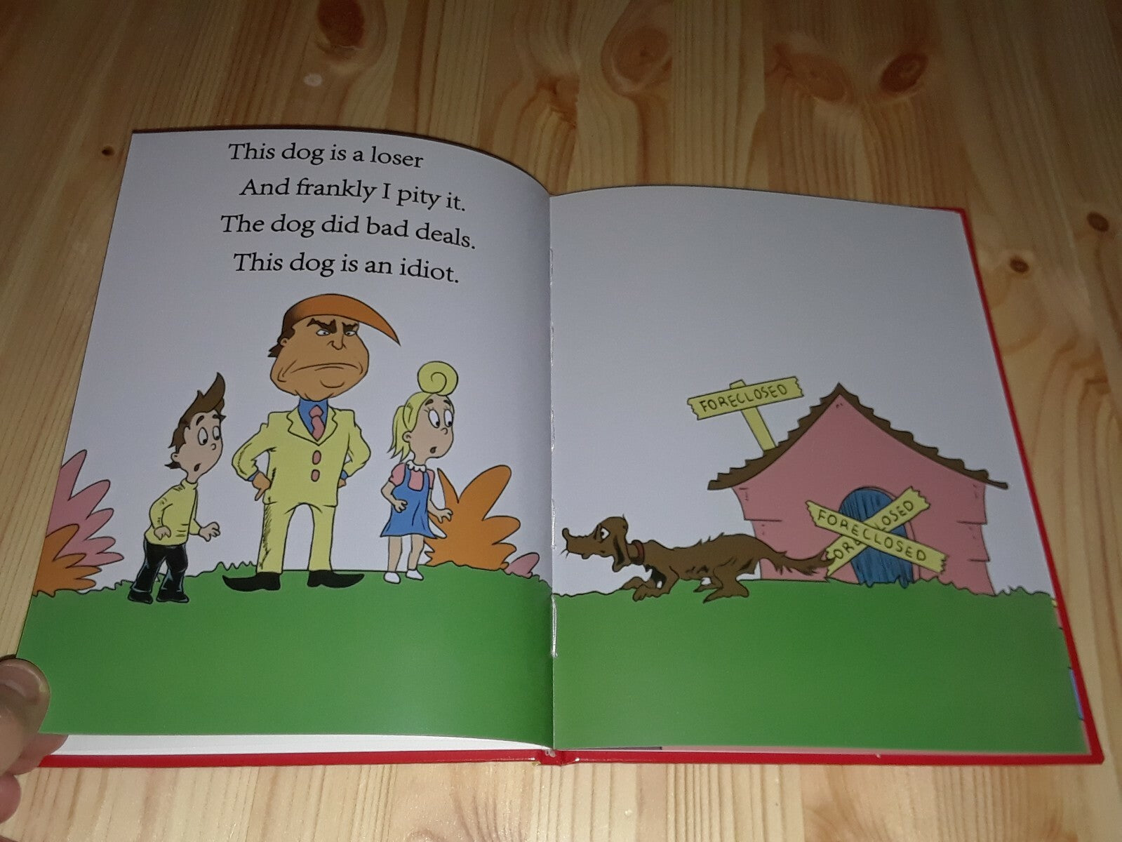 "Hardcover" Winners Aren'T Losers Children'S Book Donald Trump Made in the USA.