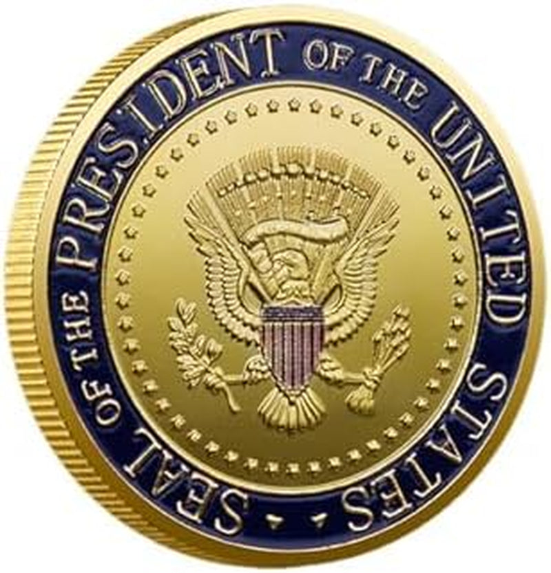 United States 45Th 47Th President Donald Trump Inauguration Challenge Coin Gold-