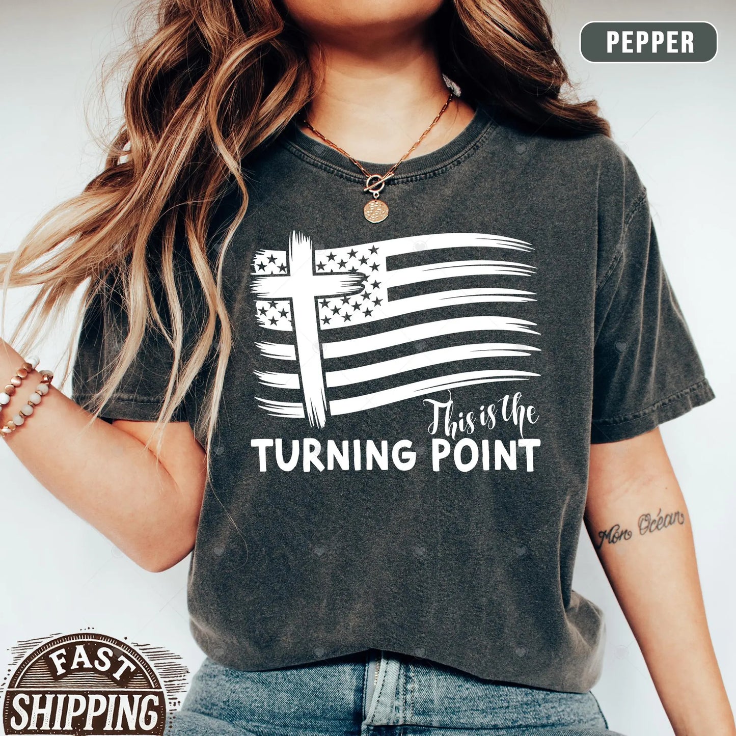 Charlie Kirk Comfort Colors® Shirt,Freedom Shirt with American Patriot,Patriotic Graphic Tee,Kirk Freedom Heat Press,Change Starts Here
