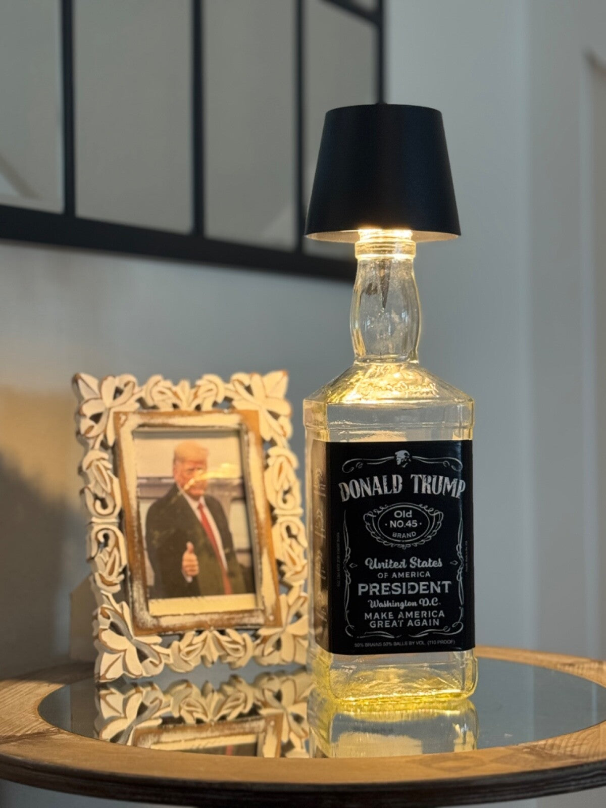Trump 2024 Gift Donald Trump JD Bottle Label FJB *THE ORIGINAL LABEL*