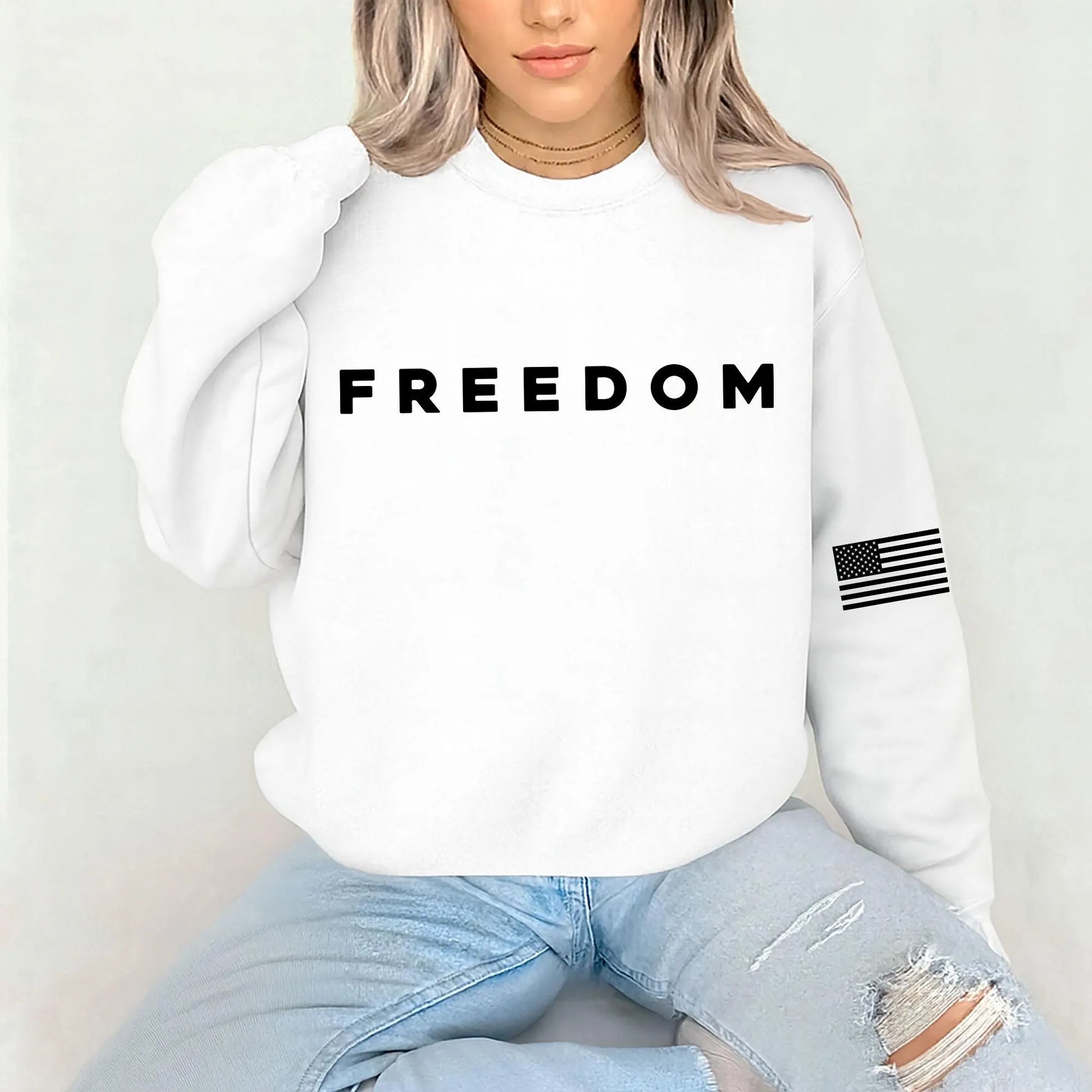 Charlie Kirk Freedom Sweatshirt, Charlie Kirk Hoodie, Charlie Kirk Sweater, Justice for Charlie Kirk Memorial Shirt