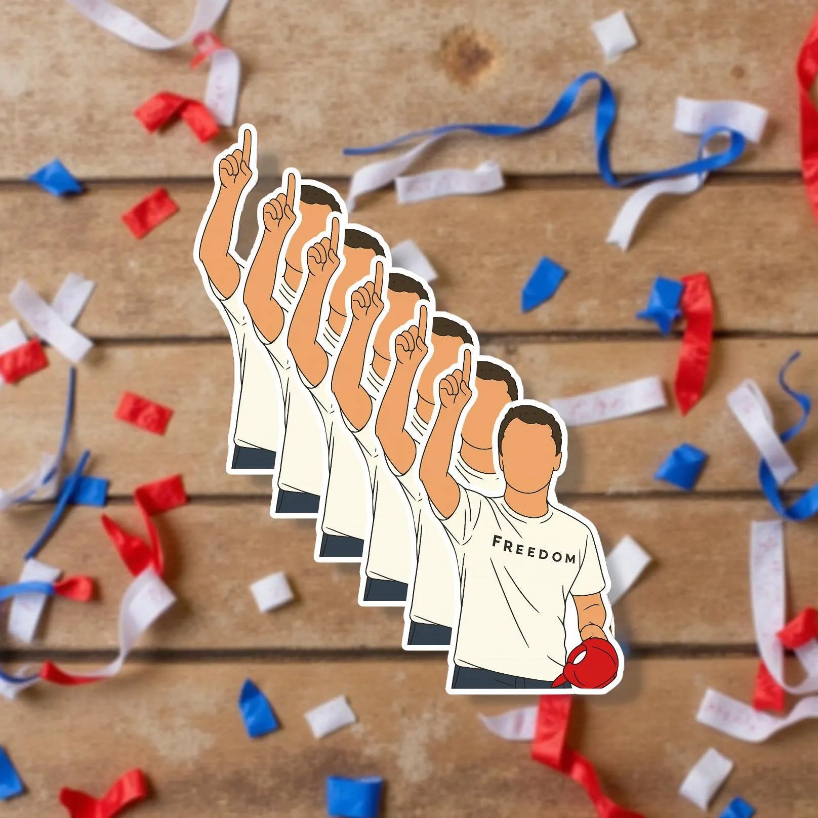 Freedom - Charlie Kirk Stickers