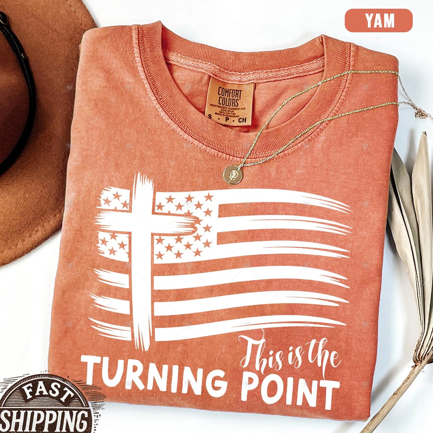 Charlie Kirk Comfort Colors® Shirt,Freedom Shirt with American Patriot,Patriotic Graphic Tee,Kirk Freedom Heat Press,Change Starts Here