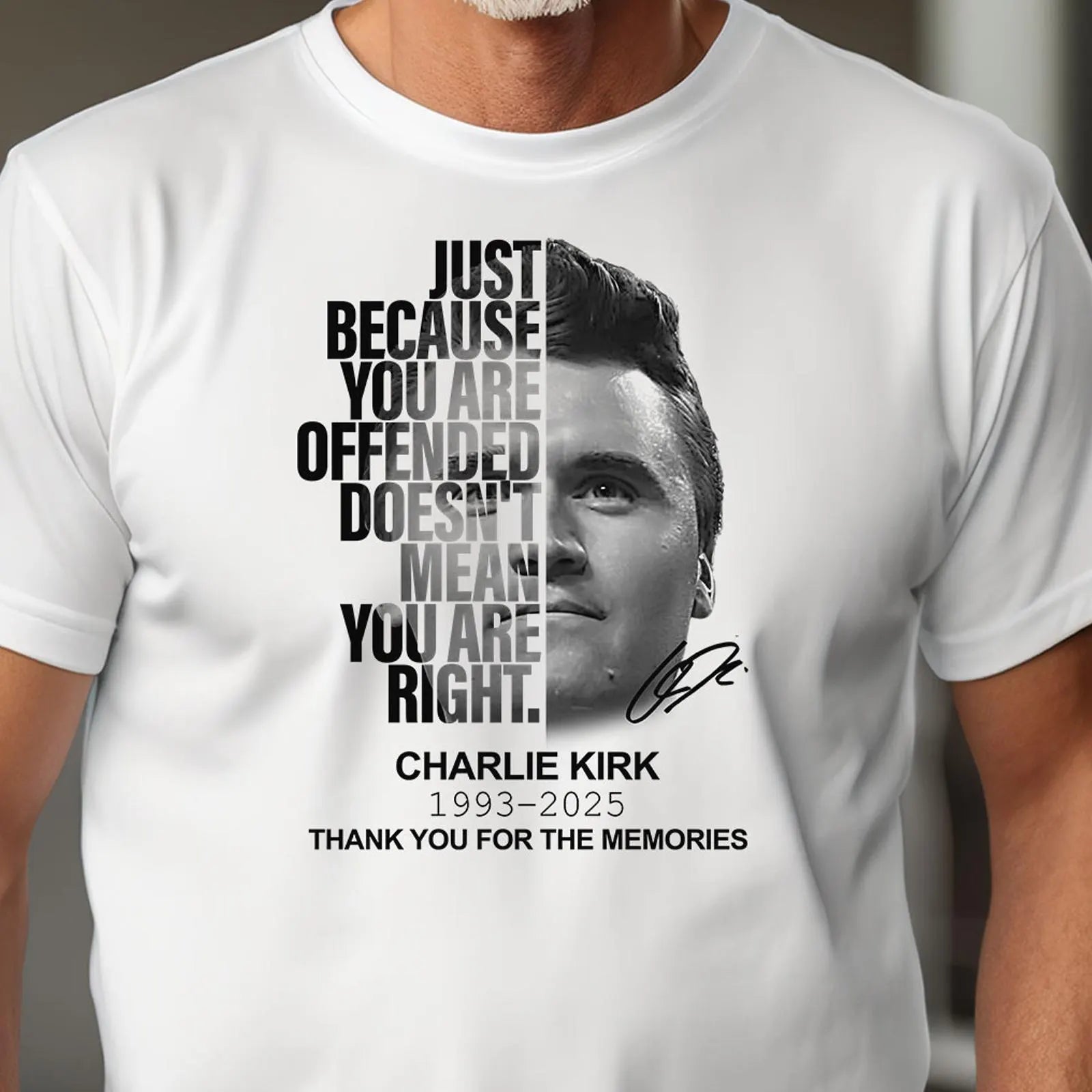 Rip Charlie Kirk Shirt, Thank You for the Memories Charlie Kirk, Republican Shirt, Free Speech Sweatshirt, Hoodie