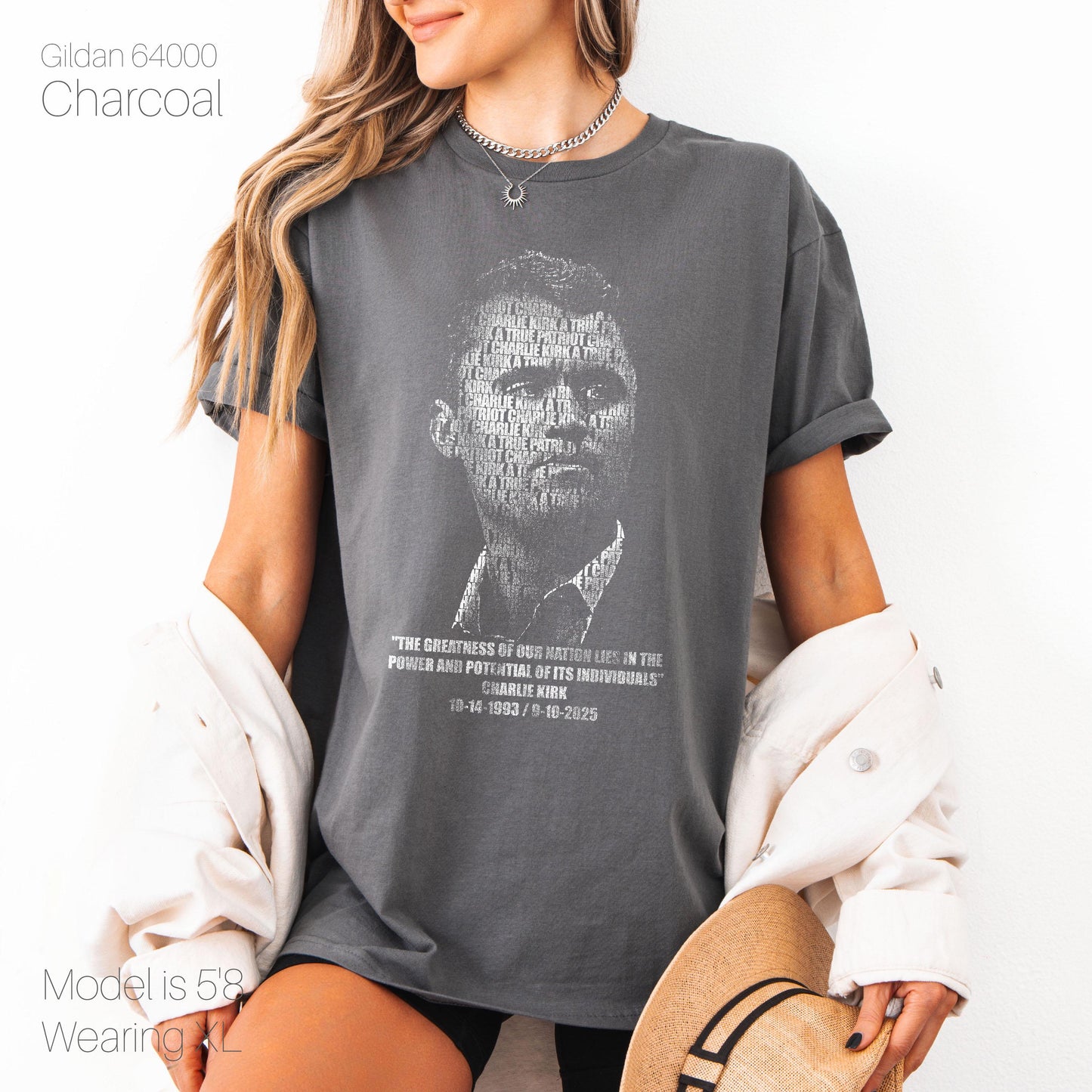 Comfort Colors Charlie Kirk RIP Shirt: Patriot Memorial Tee