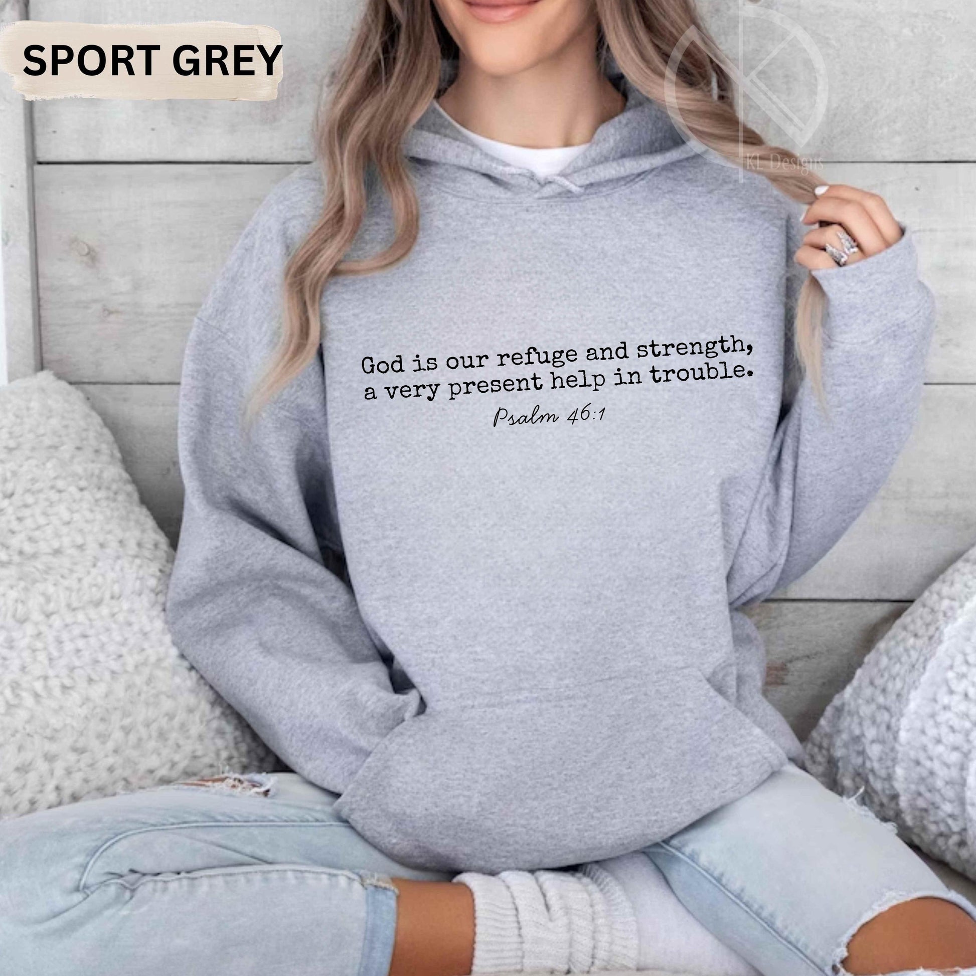 Psalm 46:1 God Is Our Refuge and Strength, Bible Verse, Pray for Charlie & Erika Kirk Shirt