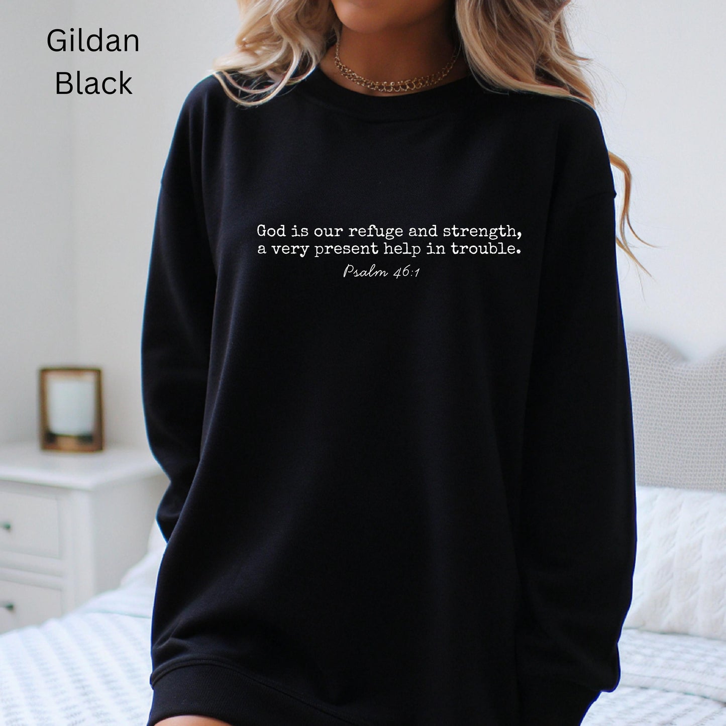 Psalm 46:1 God Is Our Refuge and Strength, Bible Verse, Pray for Charlie & Erika Kirk Shirt