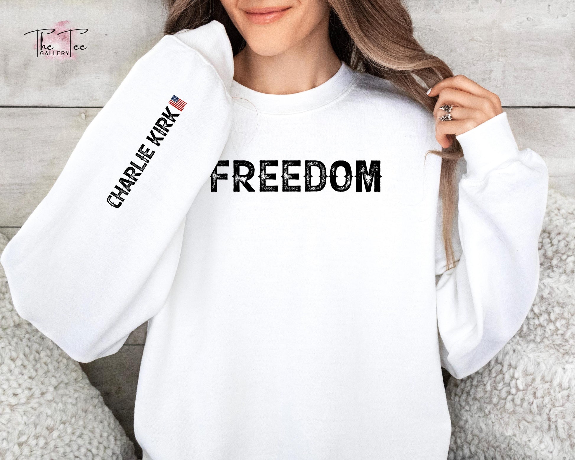 Charlie Kirk Freedom Sweatshirt, Great Patriot Sweater, Kirk Assassination Sweatshirt, RIP Charlie Sweater, Human Rights Activist Hoodie