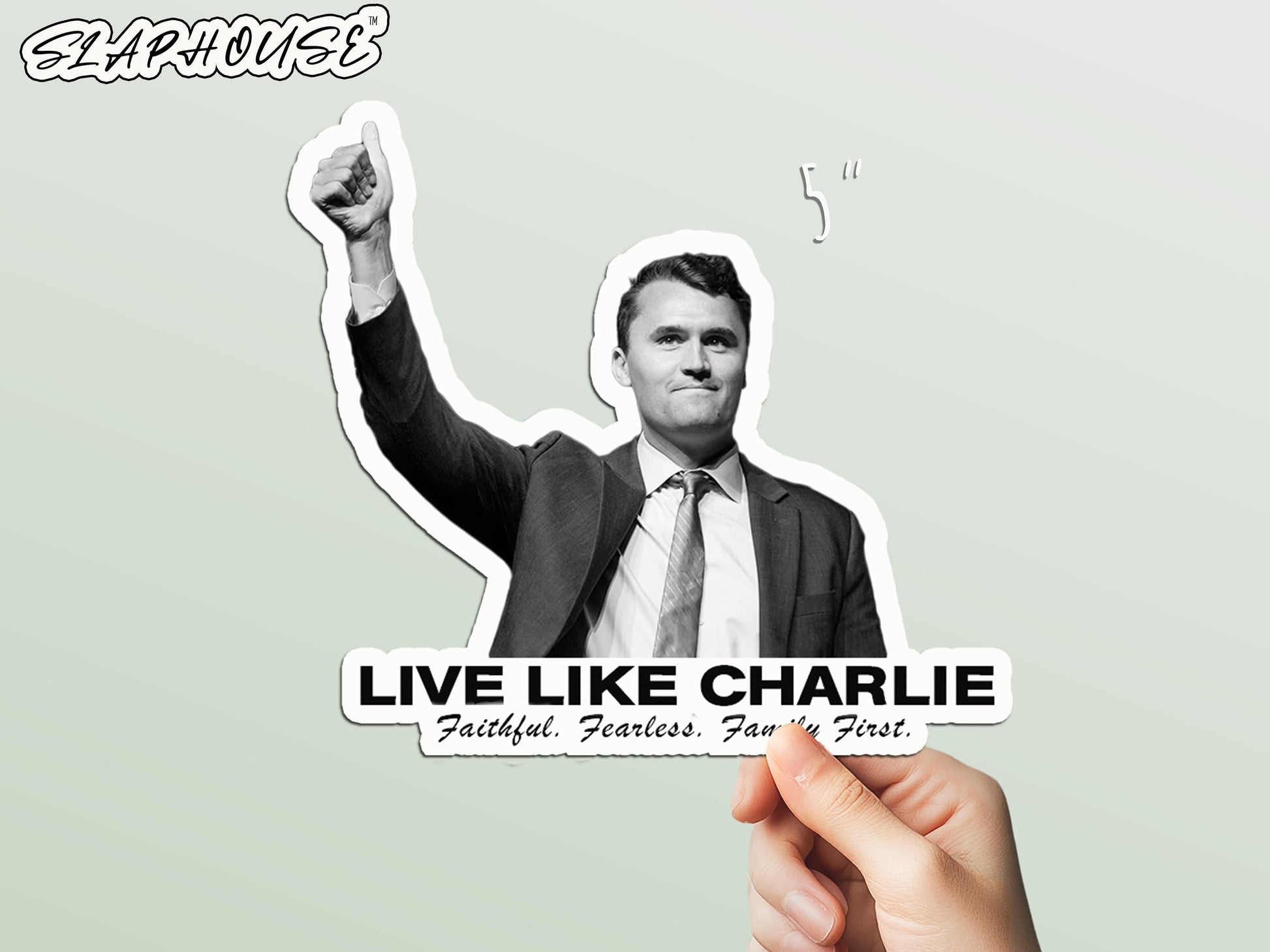 Charlie Kirk Memorial Vinyl Sticker — Freedom of Speech