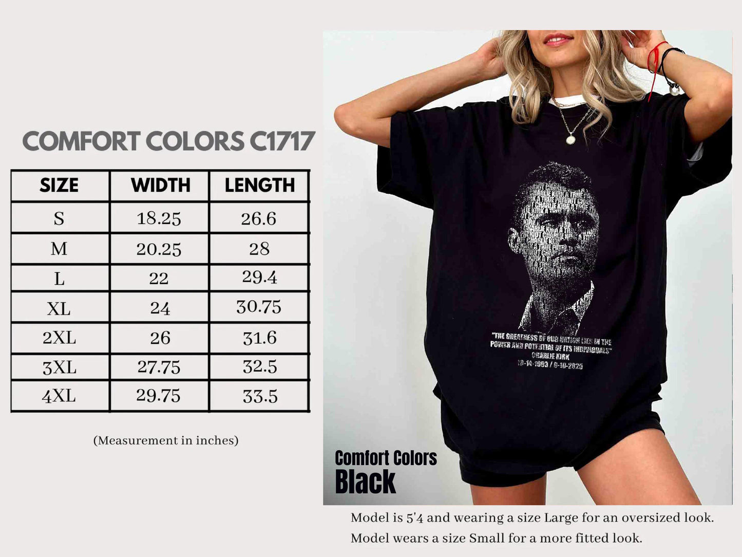 Comfort Colors Charlie Kirk RIP Shirt: Patriot Memorial Tee