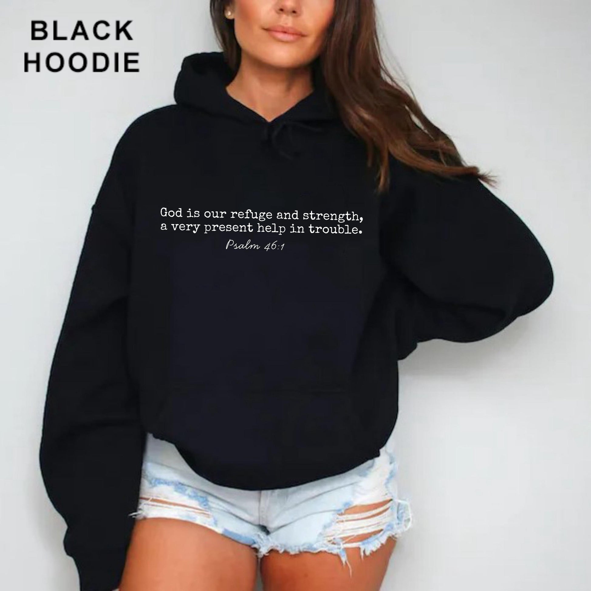 Psalm 46:1 God Is Our Refuge and Strength, Bible Verse, Pray for Charlie & Erika Kirk Shirt