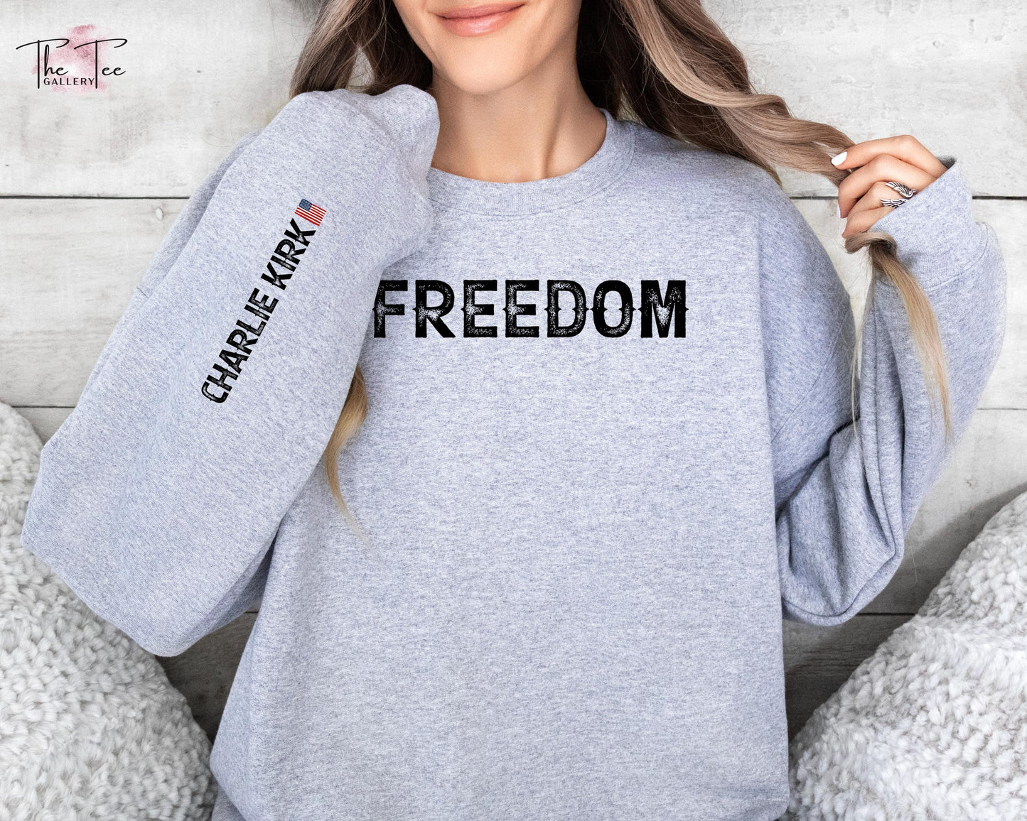 Charlie Kirk Freedom Sweatshirt, Great Patriot Sweater, Kirk Assassination Sweatshirt, RIP Charlie Sweater, Human Rights Activist Hoodie