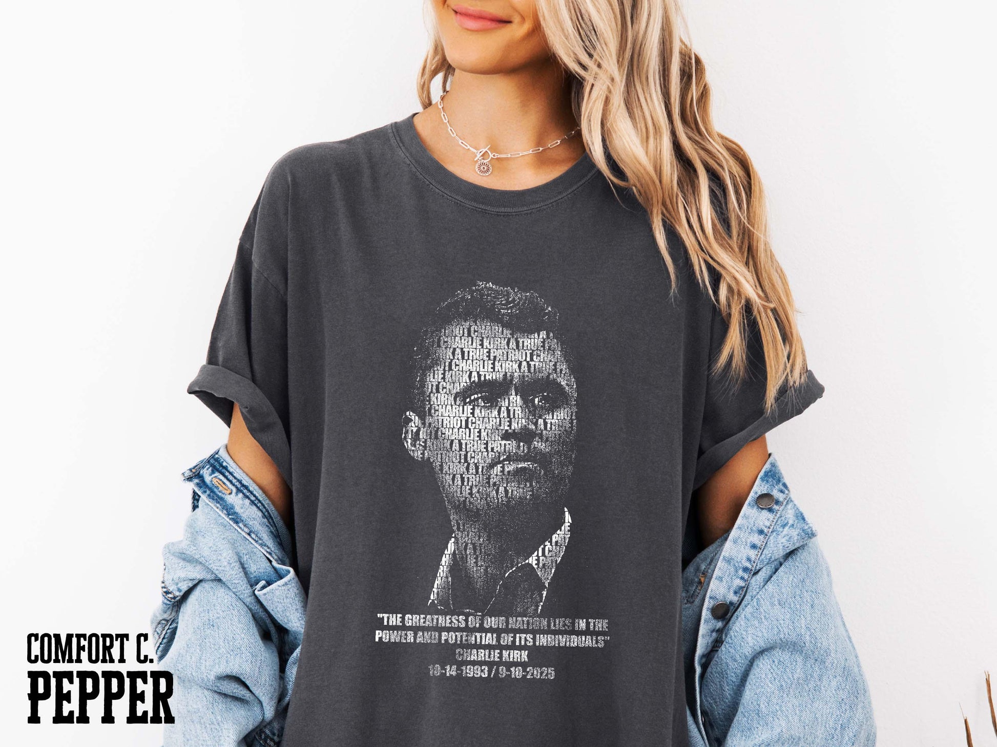 Comfort Colors Charlie Kirk RIP Shirt: Patriot Memorial Tee