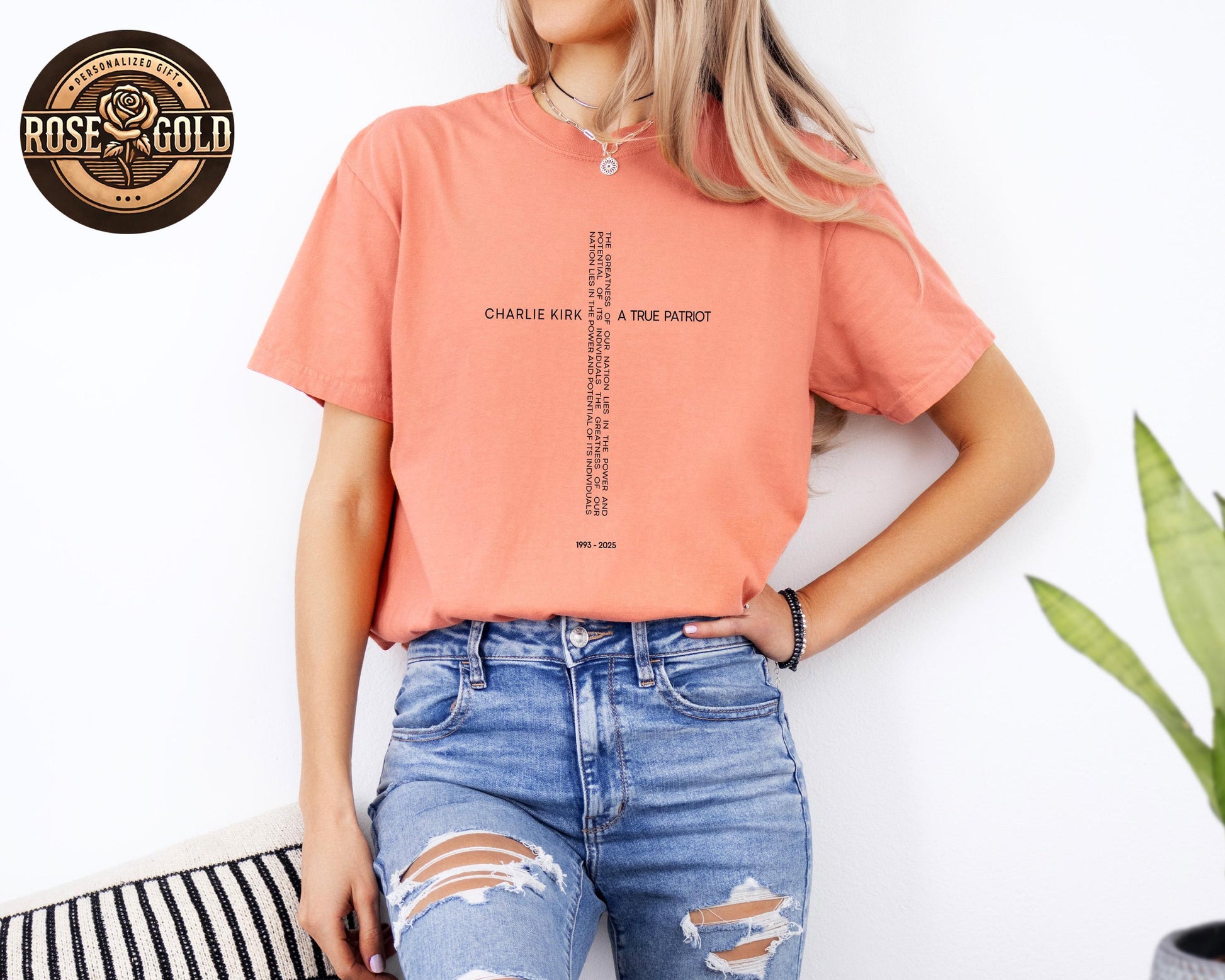 Comfort Colors® Charlie Kirk a True Patriot Shirt, Christian Cross Shirt, Charlie Kirk Sweatshirt, Justice for Charlie Kirk, Freedom Sweater